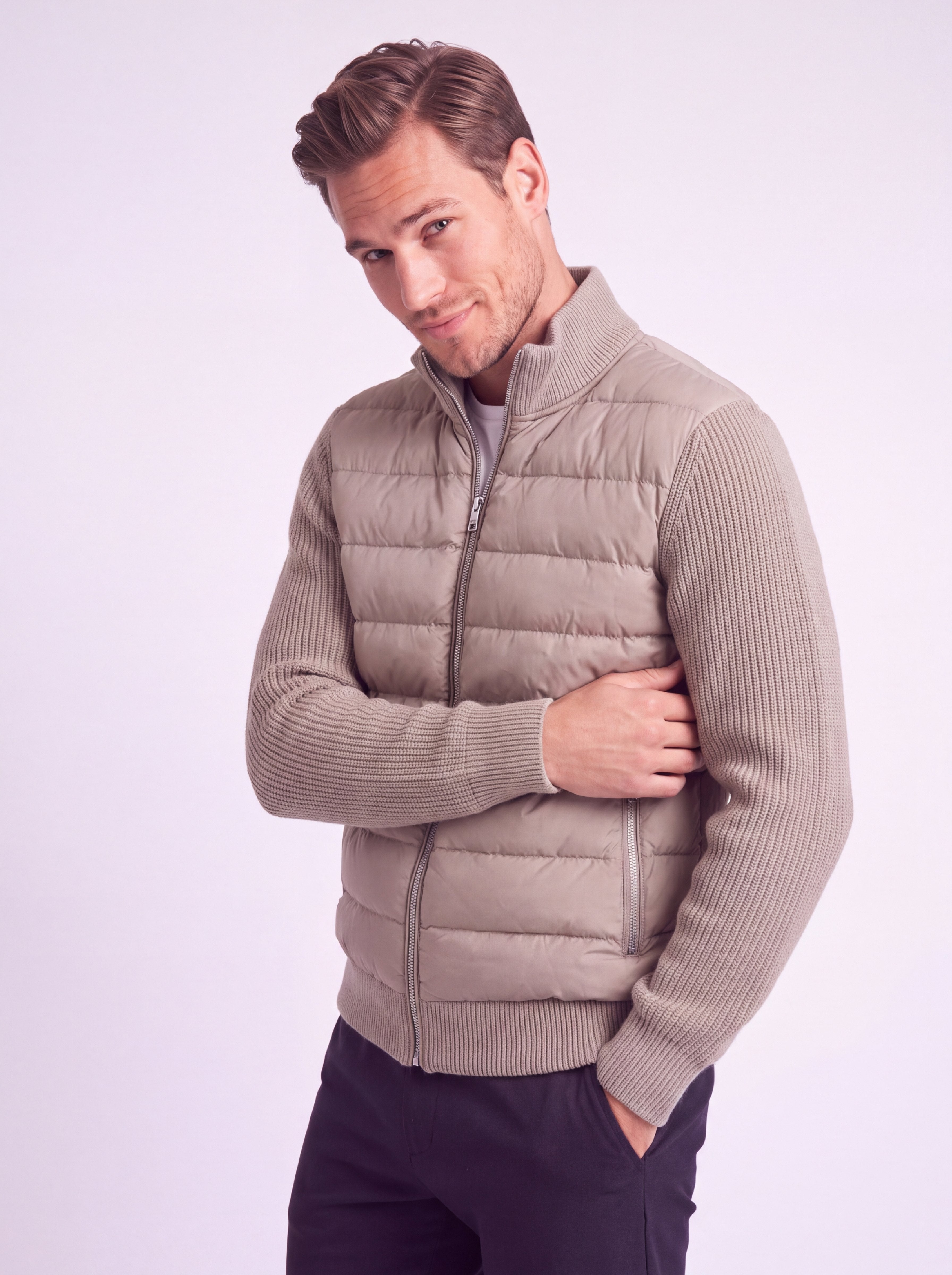 Regular Cardigan Sand