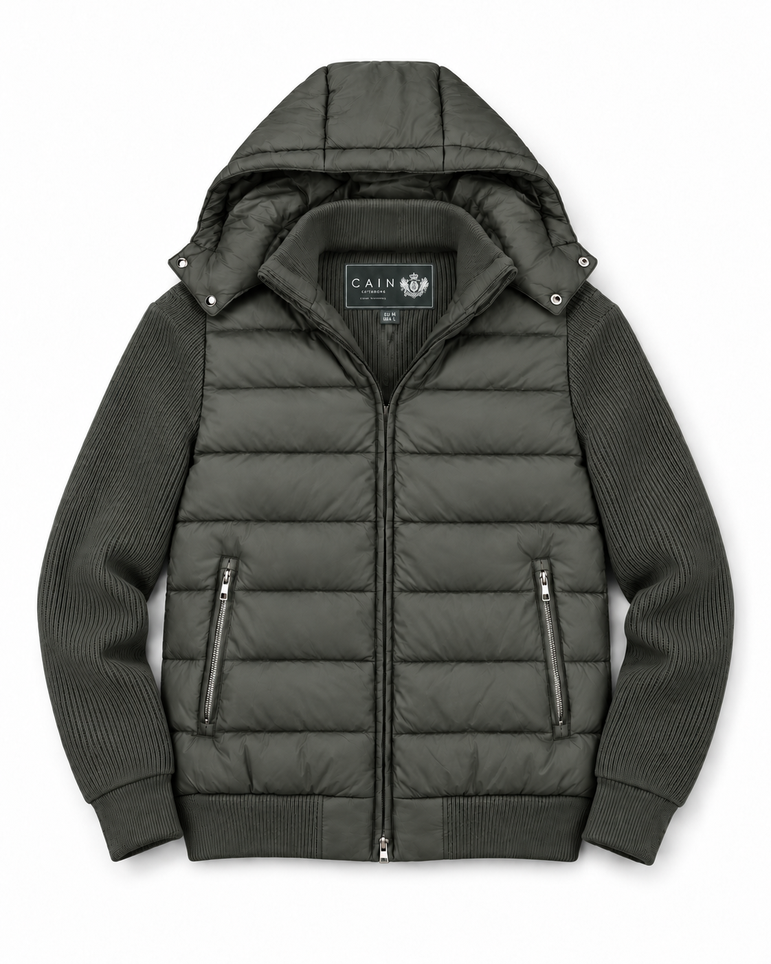 Mont Blanc Cardigan Olive Grey
