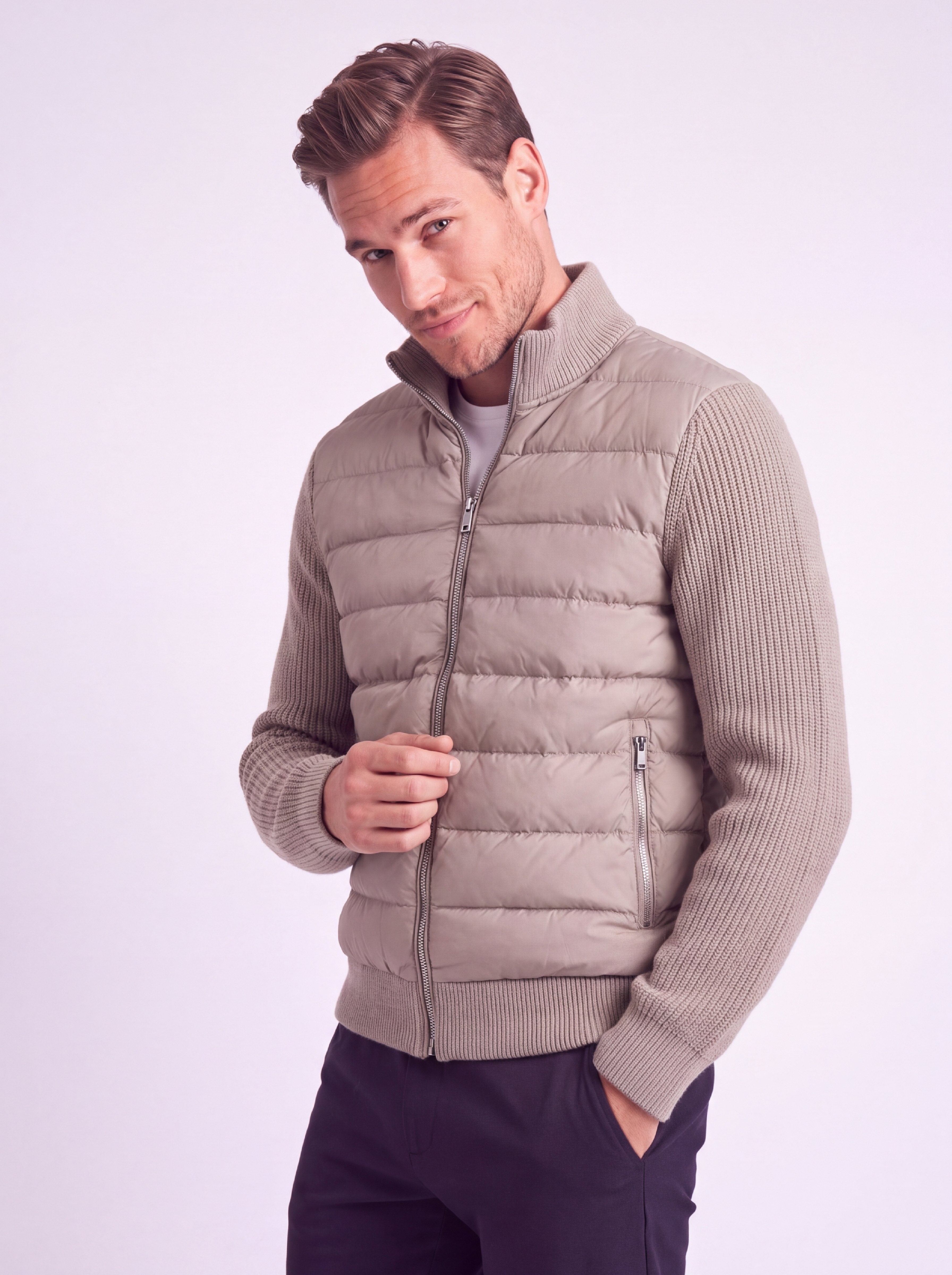 Regular Cardigan Sand