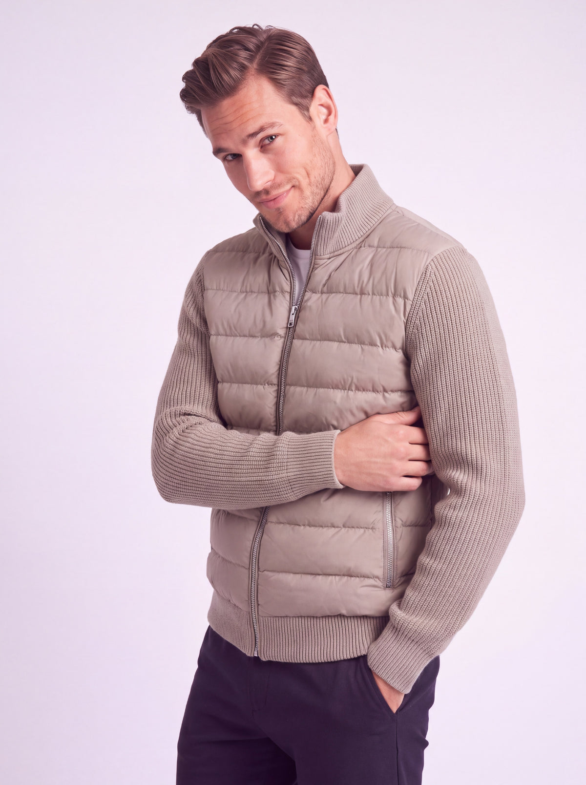 Regular Cardigan Sand