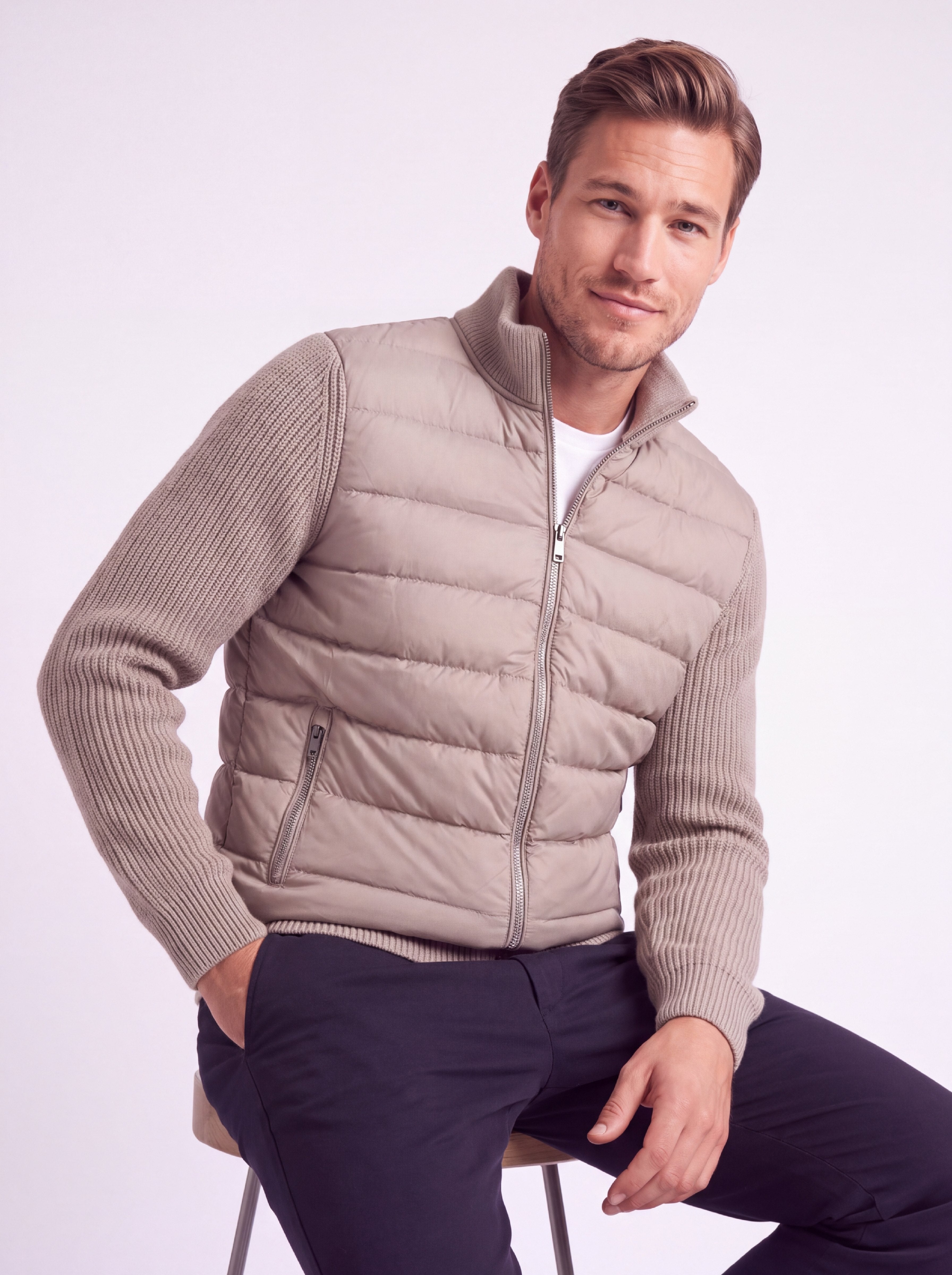 Regular Cardigan Sand